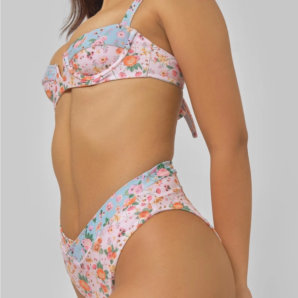 Blackbough Pastel Floral Bikini Set